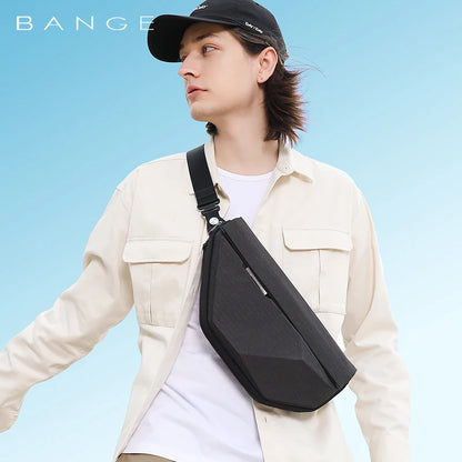 Fashion Multifunction Crossbody Bag Shoulder Bag Man Waterproof Travel Sling Messenger Pack Chest Bag for Male