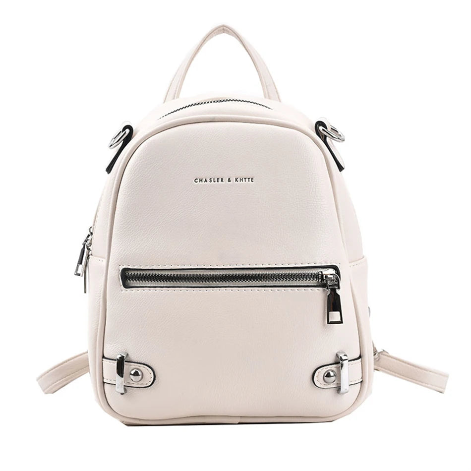 Fashion Multifunction Ladies Small Backpack Luxury Brand Women Back Pack Designer Soft Pu Leather Mini Backpack Travel Bags 2021
