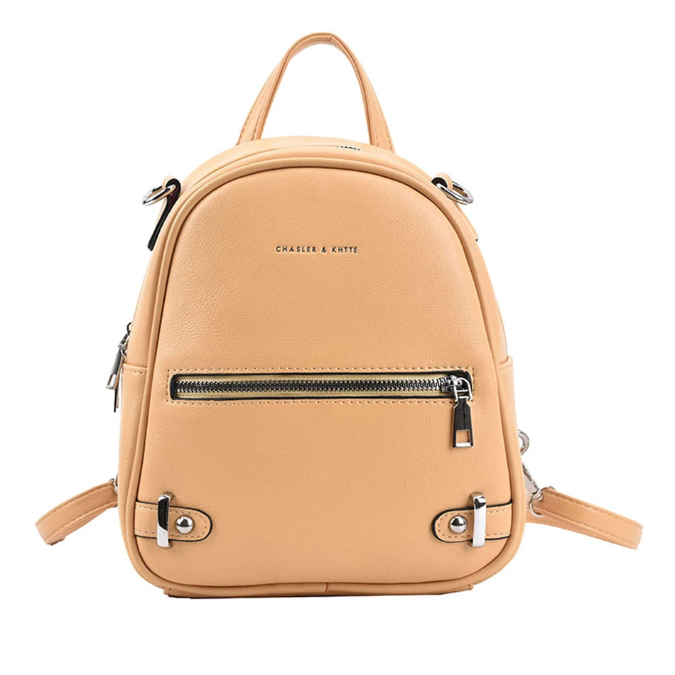 Fashion Multifunction Ladies Small Backpack Luxury Brand Women Back Pack Designer Soft Pu Leather Mini Backpack Travel Bags 2021