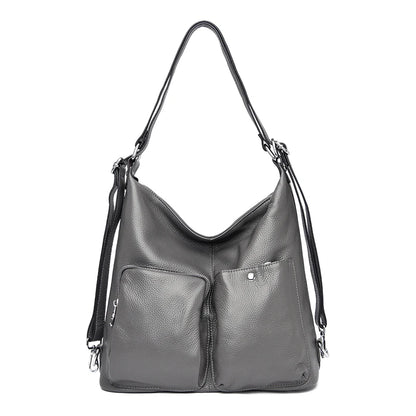 Fashion Multifunctional Backpacks High Quality Genuine Leather Ladies Shoulder Bags Designer Large Capacity Female Messenger Bag