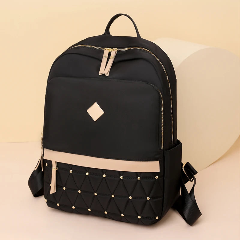 Fashion Multifunctional Backpacks Women Designer Large Capacity School Bags  Nylon Backpack Female Waterproof Travel Back Bag