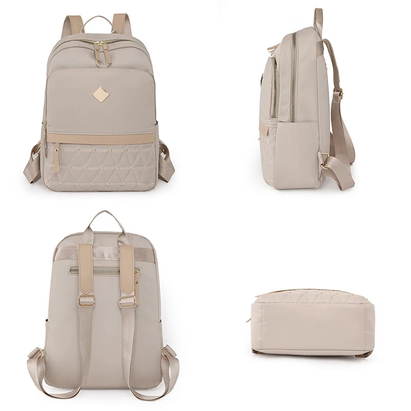 Fashion Multifunctional Backpacks Women Designer Large Capacity School Bags  Nylon Backpack Female Waterproof Travel Back Bag