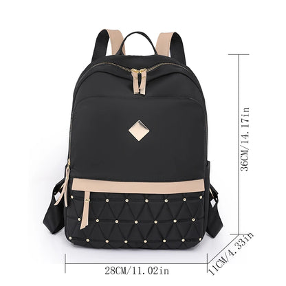 Fashion Multifunctional Backpacks Women Designer Large Capacity School Bags  Nylon Backpack Female Waterproof Travel Back Bag