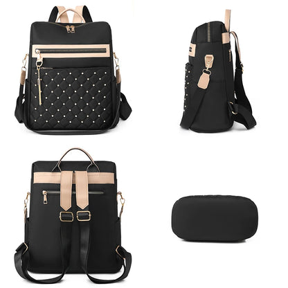 Fashion Multifunctional Backpacks Women High Quality Nylon Backpack Female Waterproof Travel Back Bag Large Capacity School Bags