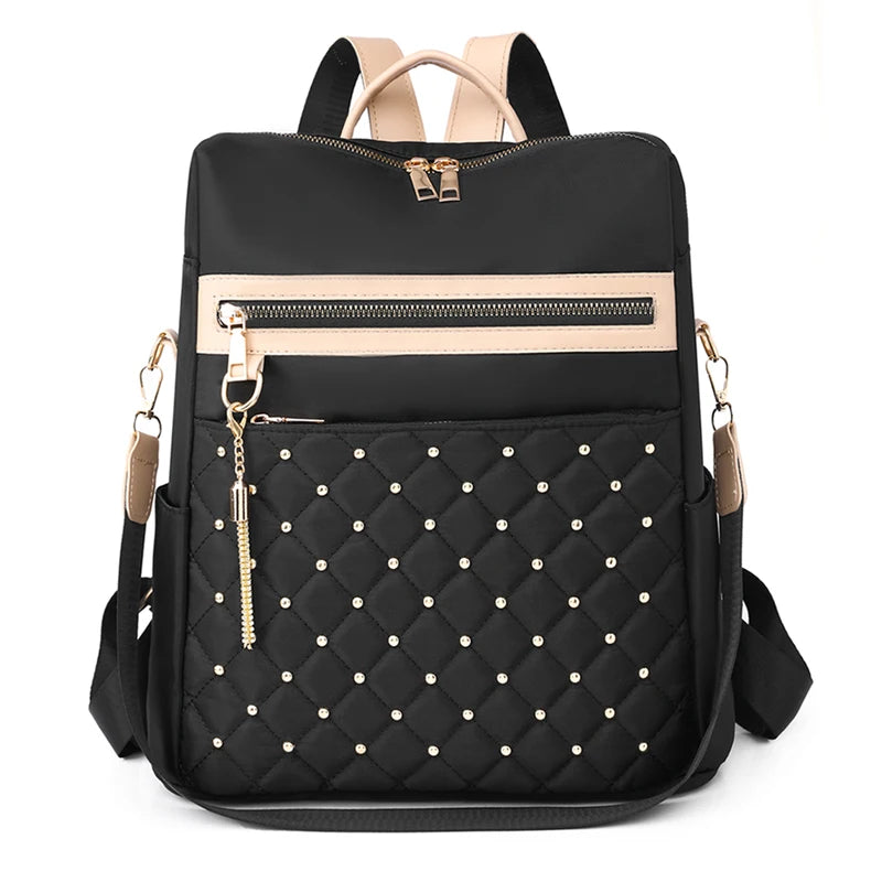 Fashion Multifunctional Backpacks Women High Quality Nylon Backpack Female Waterproof Travel Back Bag Large Capacity School Bags