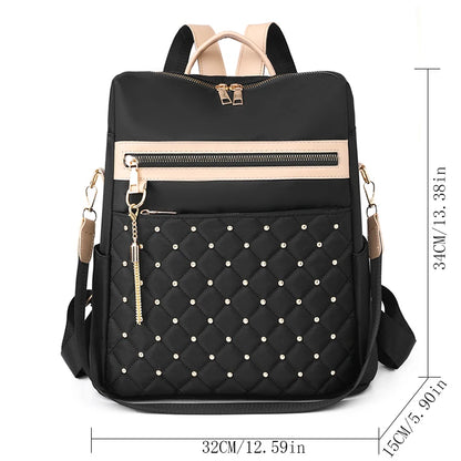 Fashion Multifunctional Backpacks Women High Quality Nylon Backpack Female Waterproof Travel Back Bag Large Capacity School Bags