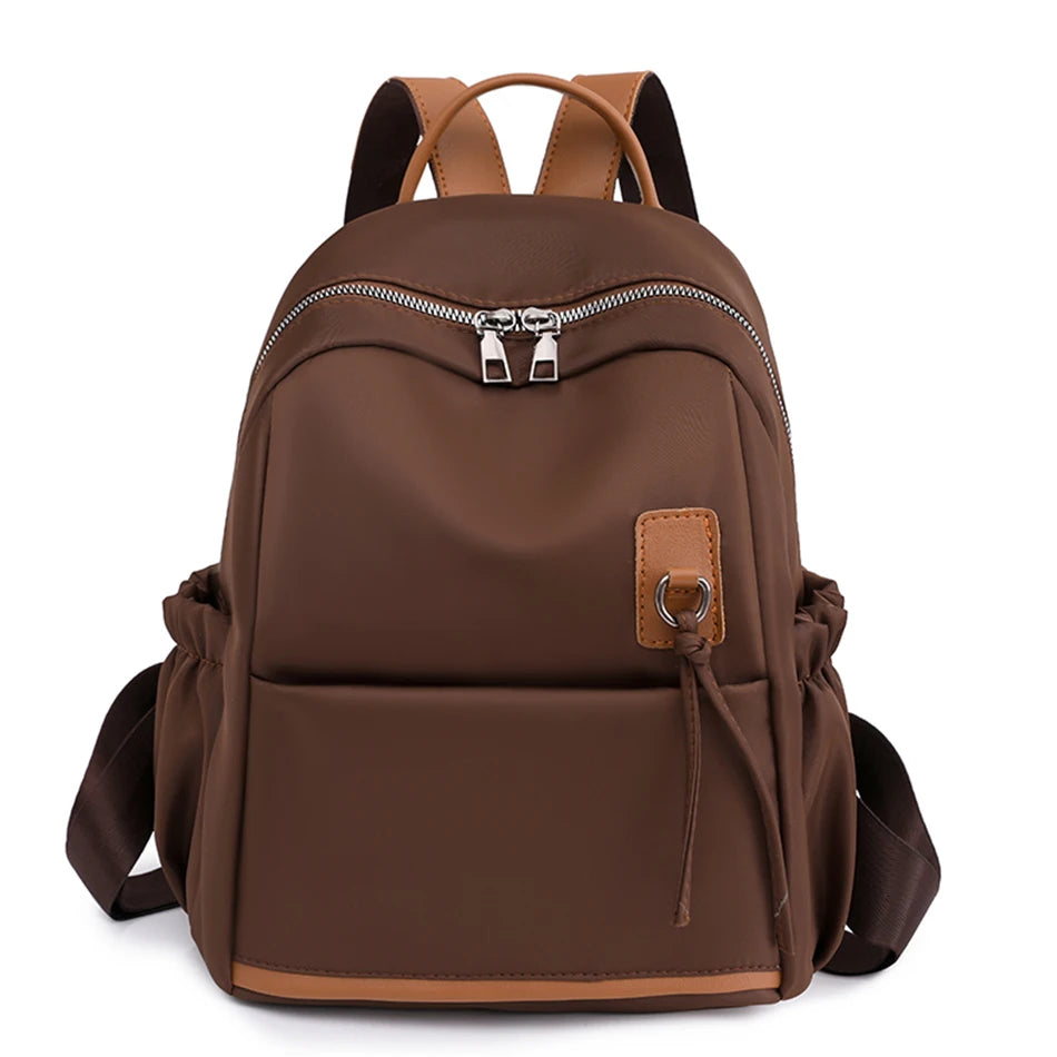 Fashion Multifunctional Women Backpack High Quality Oxford Cloth Backpack Casual Solid School Bags for Teenager Girls Travel Bag