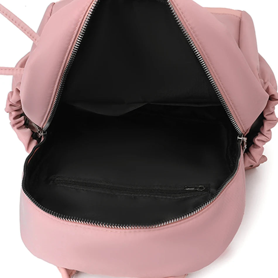 Fashion Multifunctional Women Backpack High Quality Oxford Cloth Backpack Casual Solid School Bags for Teenager Girls Travel Bag