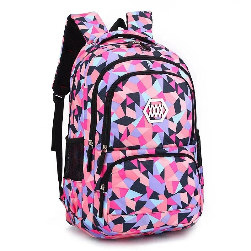Fashion New Big Capacity Children Bags For Teenagers Boys Girls 3-6 Grade School Backpack Satchel Kids Book Bag Mochila