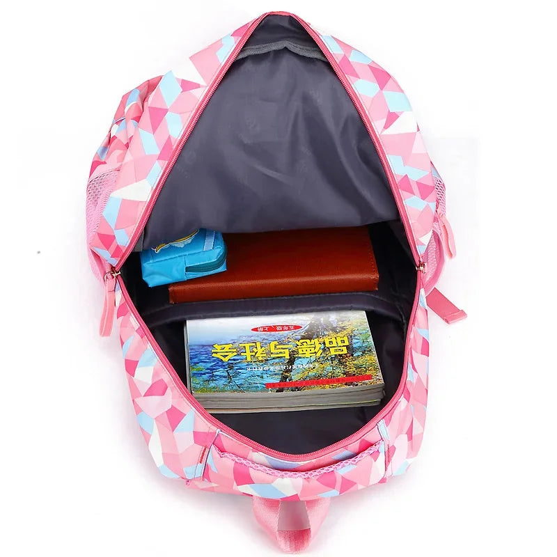 Fashion New Big Capacity Children Bags For Teenagers Boys Girls 3-6 Grade School Backpack Satchel Kids Book Bag Mochila