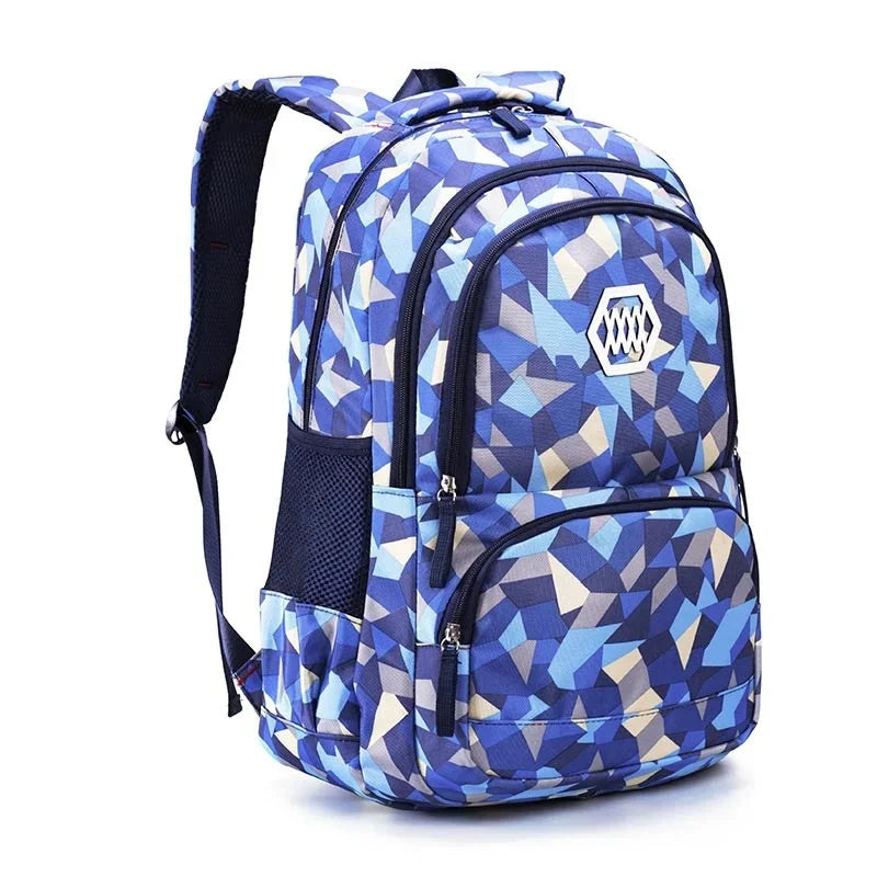 Fashion New Big Capacity Children Bags For Teenagers Boys Girls 3-6 Grade School Backpack Satchel Kids Book Bag Mochila