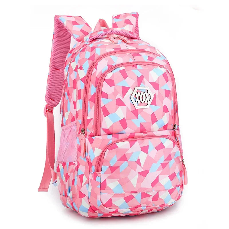 Fashion New Big Capacity Children Bags For Teenagers Boys Girls 3-6 Grade School Backpack Satchel Kids Book Bag Mochila