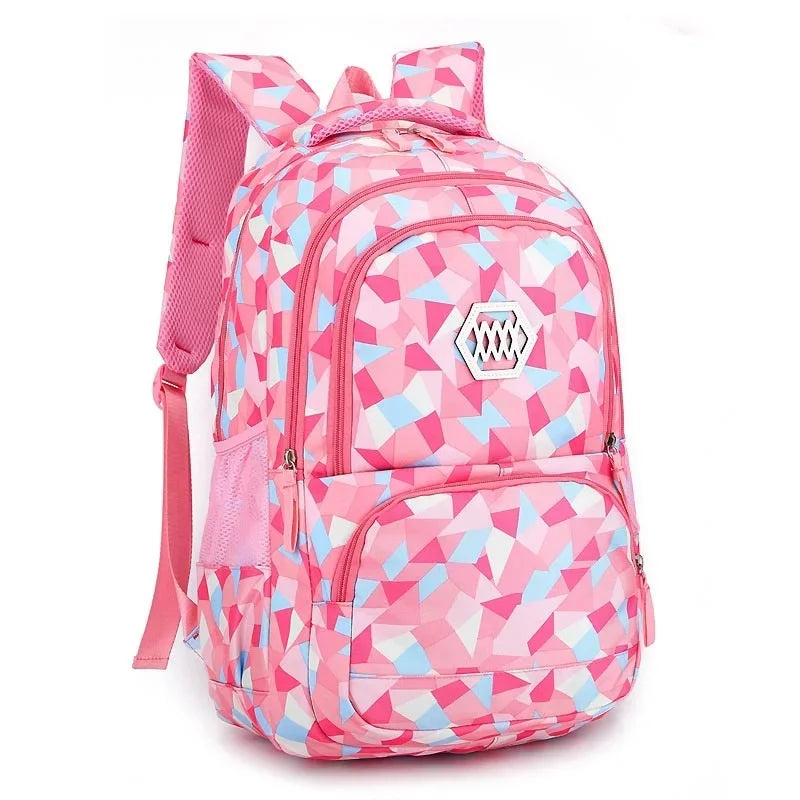Fashion New Big Capacity Children Bags For Teenagers Boys Girls 3-6 Grade School Backpack Satchel Kids Book Bag Mochila