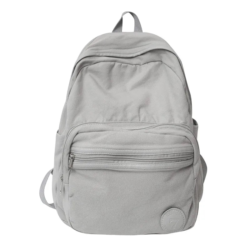 Fashion New Girl Canvas Travel School Bag Cool Lady Student Backpack Female Kawaii College Backpack Trendy Women Laptop Book Bag