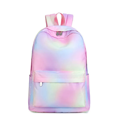 Fashion New Girls Backpacks Waterproof Contrast Color Small Fresh Students School Bags Middle School Leisure Mochilas Para Mujer