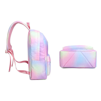 Fashion New Girls Backpacks Waterproof Contrast Color Small Fresh Students School Bags Middle School Leisure Mochilas Para Mujer