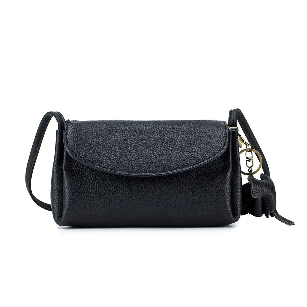 Fashion New Senior Sense Women's Crossbody Underarm Simple Temperament Single Shoulder Matching Leather Small Bag