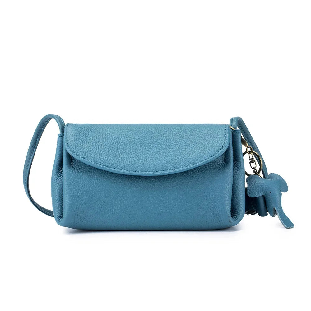 Fashion New Senior Sense Women's Crossbody Underarm Simple Temperament Single Shoulder Matching Leather Small Bag