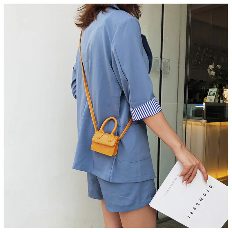 Fashion New Super Mini Handbag for Women Cute Messenger Bags Luxury Designer Cute Crossbody Bags J Letter Girls Shoulder Bags
