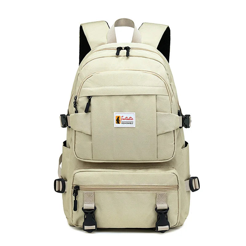 Fashion New Women Backpacks Waterproof School Bags for Teenagers Girls 15.6 inch Laptop USB Schoolbag College Back Pack Mochilas