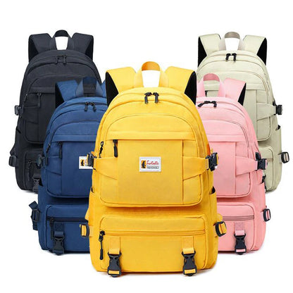 Fashion New Women Backpacks Waterproof School Bags for Teenagers Girls 15.6 inch Laptop USB Schoolbag College Back Pack Mochilas