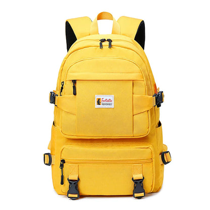Fashion New Women Backpacks Waterproof School Bags for Teenagers Girls 15.6 inch Laptop USB Schoolbag College Back Pack Mochilas