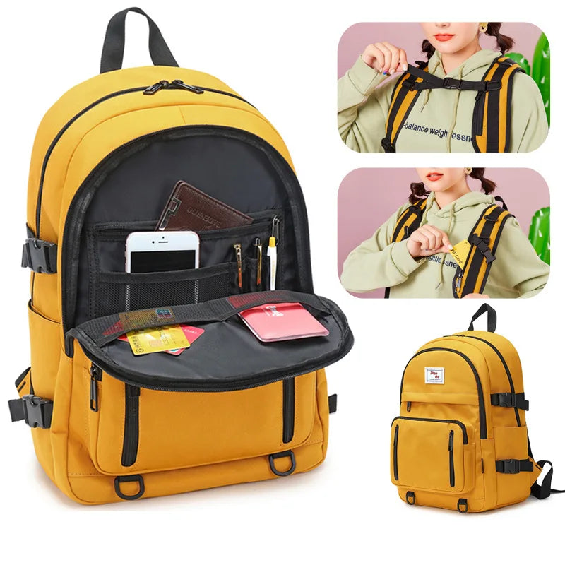 Fashion New Women Backpacks Waterproof School Bags for Teenagers Girls Big Cute Laptop Backpack Mochilas Sac A Dos Back Pack