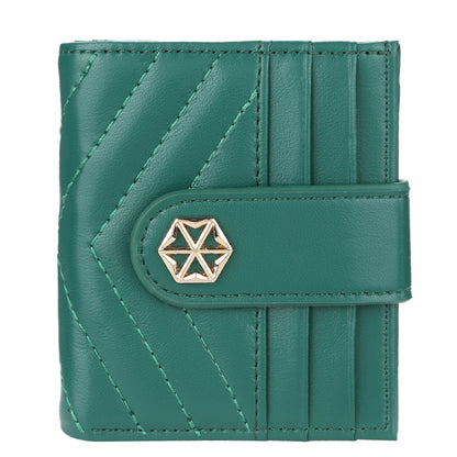 Fashion New Women's Cards Wallet Large Capacity Card Slot Simple Style Mini Leather Wallets for Ladies Cute Girls Purse