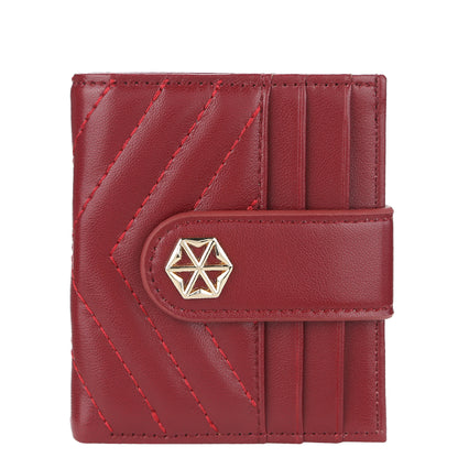 Fashion New Women's Cards Wallet Large Capacity Card Slot Simple Style Mini Leather Wallets for Ladies Cute Girls Purse