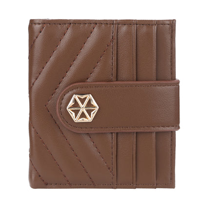 Fashion New Women's Cards Wallet Large Capacity Card Slot Simple Style Mini Leather Wallets for Ladies Cute Girls Purse