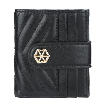Fashion New Women's Cards Wallet Large Capacity Card Slot Simple Style Mini Leather Wallets for Ladies Cute Girls Purse