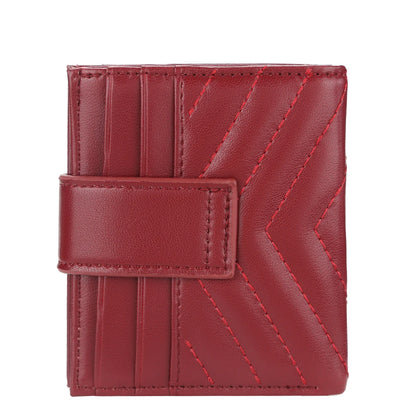 Fashion New Women's Cards Wallet Large Capacity Card Slot Simple Style Mini Leather Wallets for Ladies Cute Girls Purse