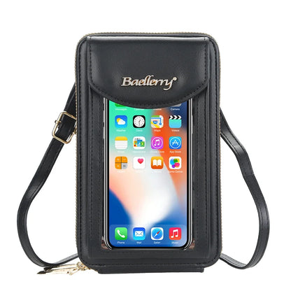 Fashion New Women's Shoulder Bag Large Capacity Leather Crossbody Bag for Lady Portable Women Phone Bag Card Holders Wallet