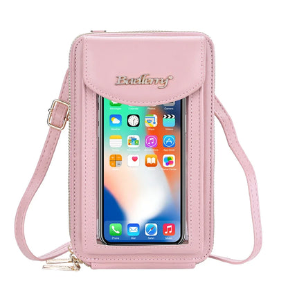 Fashion New Women's Shoulder Bag Large Capacity Leather Crossbody Bag for Lady Portable Women Phone Bag Card Holders Wallet