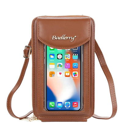 Fashion New Women's Shoulder Bag Large Capacity Leather Crossbody Bag for Lady Portable Women Phone Bag Card Holders Wallet