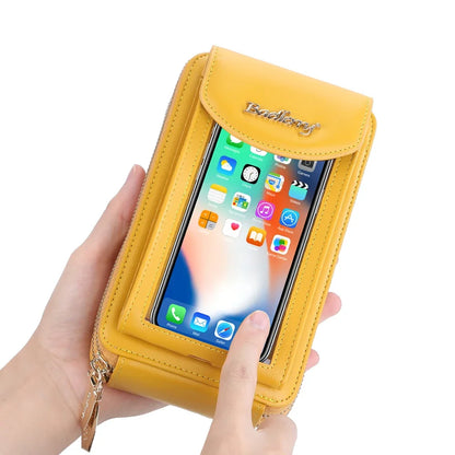 Fashion New Women's Shoulder Bag Large Capacity Leather Crossbody Bag for Lady Portable Women Phone Bag Card Holders Wallet