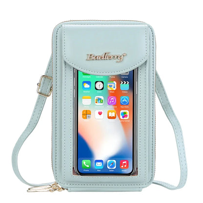Fashion New Women's Shoulder Bag Large Capacity Leather Crossbody Bag for Lady Portable Women Phone Bag Card Holders Wallet