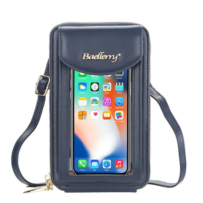 Fashion New Women's Shoulder Bag Large Capacity Leather Crossbody Bag for Lady Portable Women Phone Bag Card Holders Wallet