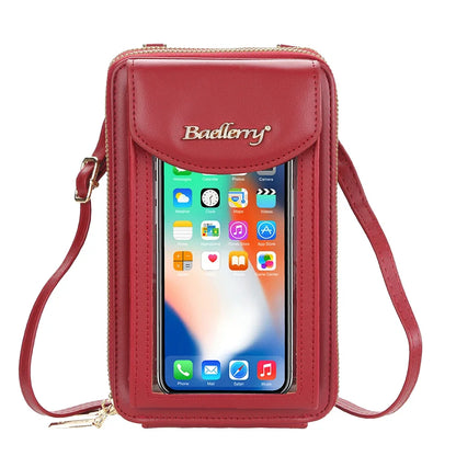 Fashion New Women's Shoulder Bag Large Capacity Leather Crossbody Bag for Lady Portable Women Phone Bag Card Holders Wallet