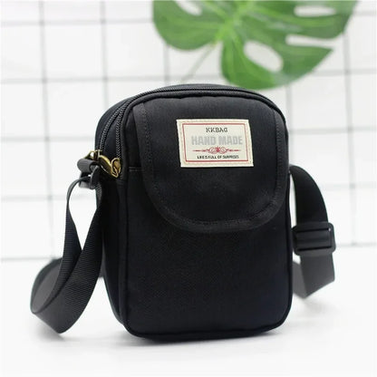 Fashion New Women's Shoulder Bag Simple Style Canvas Messenger Bag for Girls Students Crossbody  Phone Bag
