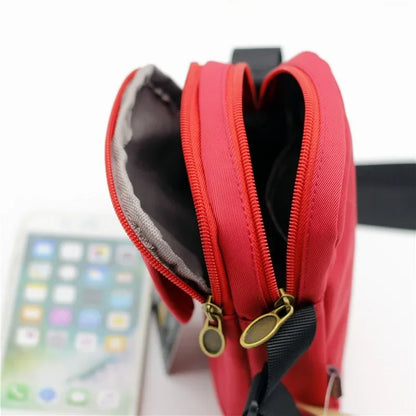 Fashion New Women's Shoulder Bag Simple Style Canvas Messenger Bag for Girls Students Crossbody  Phone Bag
