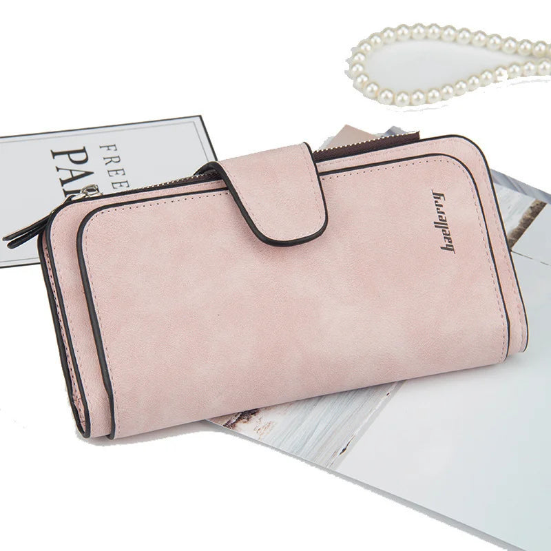 Fashion New Women's Wallet Multiple Colors Large Capacity Card Holder Zipper Coin Purse Leather Wallet for Women Drop Shipping