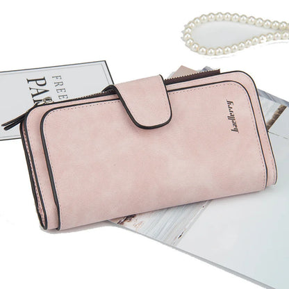 Fashion New Women's Wallet Multiple Colors Large Capacity Card Holder Zipper Coin Purse Leather Wallet for Women Drop Shipping