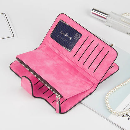 Fashion New Women's Wallet Multiple Colors Large Capacity Card Holder Zipper Coin Purse Leather Wallet for Women Drop Shipping