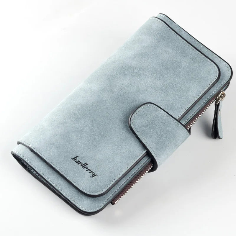 Fashion New Women's Wallet Multiple Colors Large Capacity Card Holder Zipper Coin Purse Leather Wallet for Women Drop Shipping
