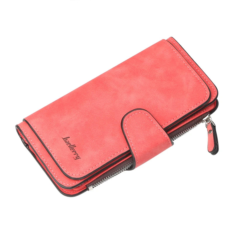 Fashion New Women's Wallet Multiple Colors Large Capacity Card Holder Zipper Coin Purse Leather Wallet for Women Drop Shipping