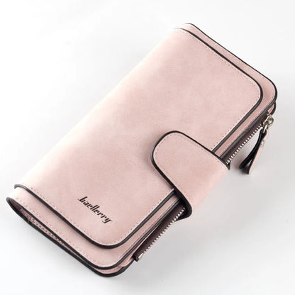 Fashion New Women's Wallet Multiple Colors Large Capacity Card Holder Zipper Coin Purse Leather Wallet for Women Drop Shipping