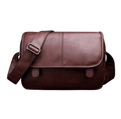 Fashion New Youth Men's Shoulder Bag Waterproof High Quality Leather Crossbody Bags for Men Simple Men's messenger Bag