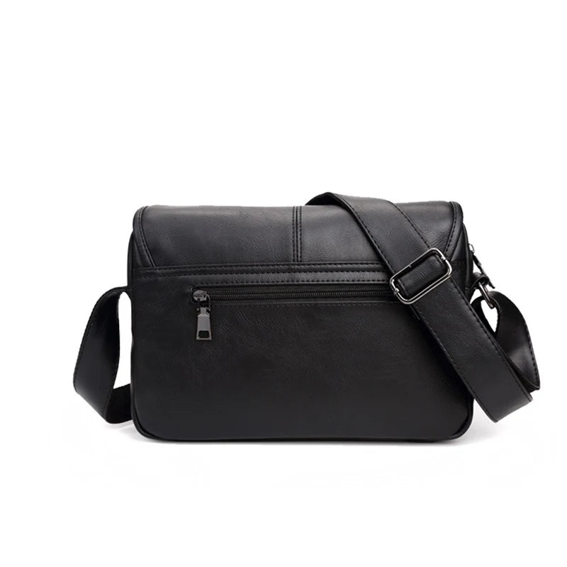 Fashion New Youth Men's Shoulder Bag Waterproof High Quality Leather Crossbody Bags for Men Simple Men's messenger Bag