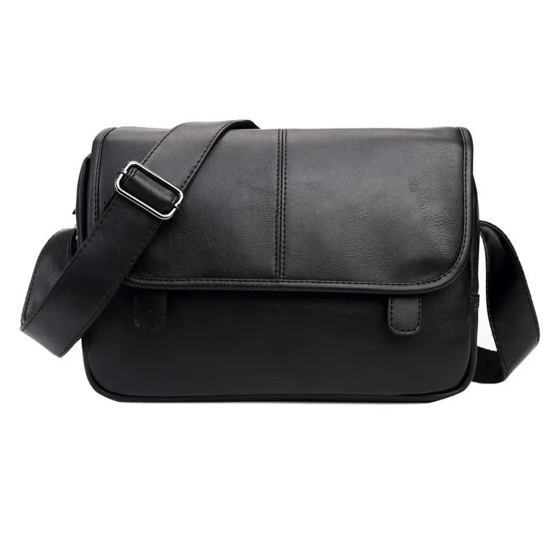 Fashion New Youth Men's Shoulder Bag Waterproof High Quality Leather Crossbody Bags for Men Simple Men's messenger Bag